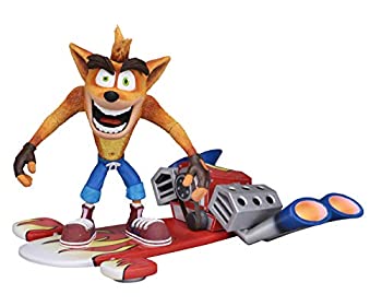 【中古】【輸入品・未使用】Neca - Figurine Crash Bandicoot - Crash Bandicoot Hoverboard 14cm - 0634482410516｜ムジカ＆フェリーチェ店