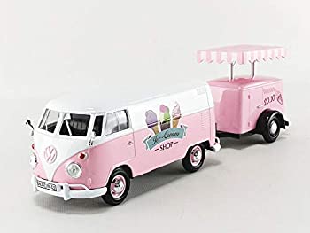 モーターマックス VW タイプ2(T1) デリバリーバン ＆ トレーラー モーターマックス 1/24 フォルクスワーゲン タイプ2(T1) デリバリー