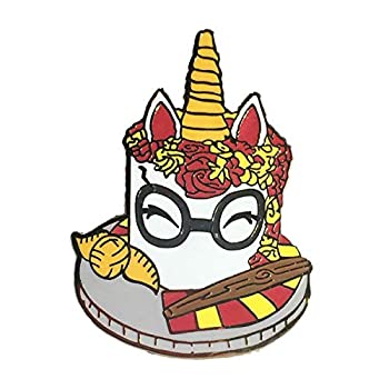 【中古】【輸入品・未使用】Stickeroonie ウィザード ユニコーン エナメルラペルピン ケーキパーティーのお土産 金メッキ 1.2インチ|ムジカ&フェリーチェ店