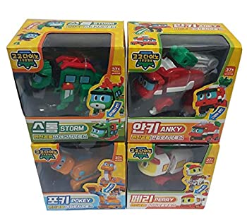【中古】【輸入品・未使用】[ゴーゴーディーノ] Gogo Dino シーズン4 変身恐竜ロボット%ｶﾝﾏ% ミニサイズのおもちゃ 4個セット [並行輸入品]｜ムジカ＆フェリーチェ店