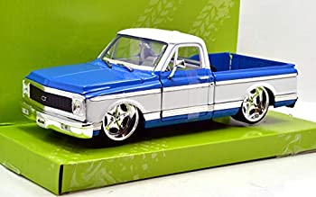 【中古】【輸入品・未使用】JadaTOYS 1:24scale JUST TRUCKS%ダブルクォーテ%1972 CHEVY CHEYENNE(BLUE/WHITE) ジェイダトイズ 1:24スケール ジャストトラックス「1972 シェ|ムジカ&フェリーチェ店