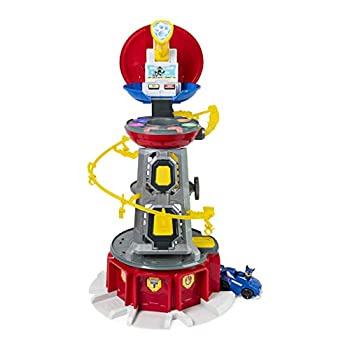 【中古】【インポート品・未当て嵌める】アニメ『パウ・パトロール』手あそび 豪然たるな犬ころたち パウ 途轍も無い監督すること塔 プレイセット ともし火付き添い人 物音付き添い人 客体馬齢 3歳以上