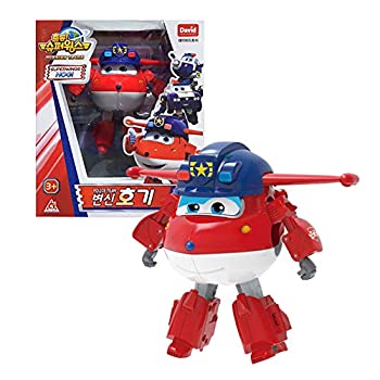 【中古】【輸入品・未使用】[スーパーウイングス] Super Wings シーズン3 変身 変形ロボットおもちゃ 子供　男の子おもちゃ 韓国アニメーションキャラクター 赤 13.5cm (HOG｜ムジカ＆フェリーチェ店