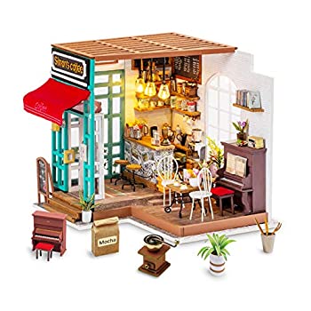 【中古】【輸入品・未使用】Rolife DIY ドールハウス ミニチュアクラフトキット 大人用 (Simon's Coffee)