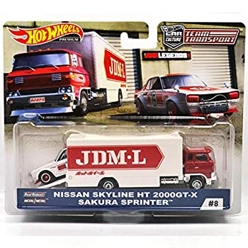 【中古】【輸入品・未使用】MATTEL HOTWHEELS 1:64SCALE %ﾀﾞﾌﾞﾙｸｫｰﾃ%NISSAN SKYLINE HT 2000GT-X & SAKURA SPRINTER%ﾀﾞﾌﾞﾙｸｫｰﾃ% マテル社製 ホットウィール 1:64スケール 「