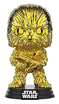 【中古】【輸入品・未使用】ファンコ POP! スター・ウォーズ: チューバッカ ゴールドクローム 銀河コンベンション