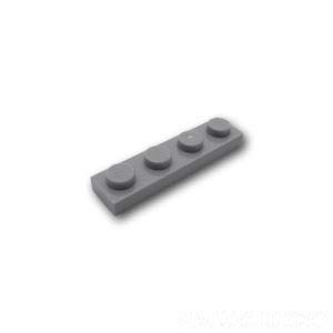 【中古】【インポート品・未当て嵌める】レゴブロック ばら売り一部分 一皿 1 x 4：[Dark Bluish Gray / うす暗い薄墨色] [並行輸入品]