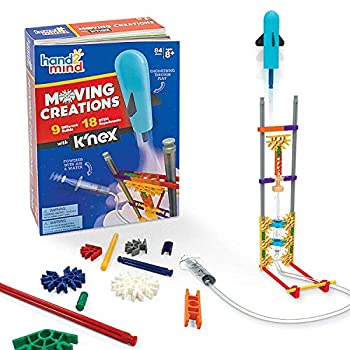 【中古】【輸入品・未使用】hand2mind 動く創造 ケネックスと本 組み立てキット 8～12歳 9モデル&18科学実験 空気と水の科学を探検 ホームスクール科学キット