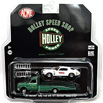 【中古】【輸入品・未使用】ACME 1:64 HOLLEY SPEED SHOP 1967 CHEVROLET RAMP TRUCK & 1971 CAMARO Z/28 ACME社 1/64 ホーリースピードショップ %ダブルクォーテ%1967 シ|ムジカ&フェリーチェ店