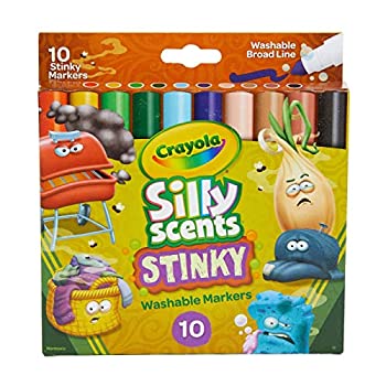 【中古】【輸入品・未使用】Crayola Silly Scents Sweet クレヨラ 臭い色々な香りの洗えるマーカー10本入り [並行輸入品]｜ムジカ＆フェリーチェ店