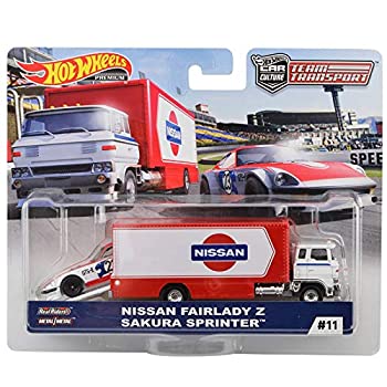 【中古】【輸入品・未使用】MATTEL HOTWHEELS 1:64SCALE %ﾀﾞﾌﾞﾙｸｫｰﾃ%TEAM TRANSPORT NISSAN FAIRLADY Z & SAKURA SPRINTER%ﾀﾞﾌﾞﾙｸｫｰﾃ% マテル社製 ホットウィール 1:64スケ