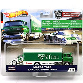 【中古】【輸入品・未使用】MATTEL HOTWHEELS 1:64SCALE %ﾀﾞﾌﾞﾙｸｫｰﾃ%CAR CULTURE TEAM TRANSPORT MAZDA 787B - SAKURA SPRINTER%ﾀﾞﾌﾞﾙｸｫｰﾃ% マテル社製 ホットウィール 1:64