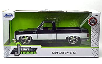 【中古】【輸入品・未使用】JadaTOYS 1:24scale JUST TRUCKS %ﾀﾞﾌﾞﾙｸｫｰﾃ%1985 CHEVY C-10 (BLACK/WHITE)%ﾀﾞﾌﾞﾙｸｫｰﾃ%　 ジェイダトイズ　1：24スケール　ジャストトラックス