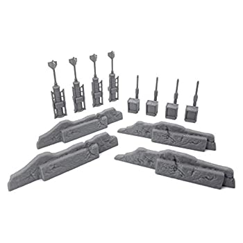【中古】【輸入品・未使用】銀河軍隊 砂漠 惑星 壁 & 機械 3Dプリント 卓上RPG風景 ウォーゲーム地形 28mmミニチュア用|ムジカ&フェリーチェ店