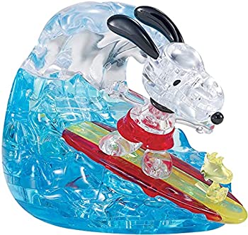 【中古】【輸入品・未使用】3Dクリスタルパズル - ピーナッツスヌーピーサーフ: 41ピース