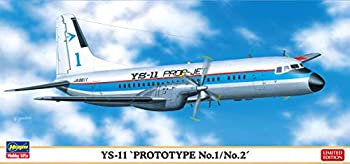 【中古】【輸入品・未使用】ハセガワ 1/144スケール YS-11 プロトタイプ No.1/No.2 プラモデル組み立てキット #10836