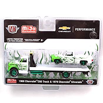 【中古】【輸入品・未使用】M2 MACHINES 1:64scale MiJo EXCLUSIVE-1960 CHEVROLET C60 TRUCK & 1979 CHEVROLET SILVERADO(CHASE CAR) M2マシーンズ 1：64スケール MiJo 限｜ムジカ＆フェリーチェ店