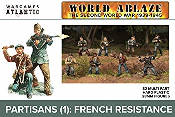 【中古】【輸入品・未使用】Wargames Atlantic World Ablaze - 第2次世界大戦 1939-1945: Partisans (1) フレンチレジスタンス(32 マルチパーツハードプラスチック 28mm フ