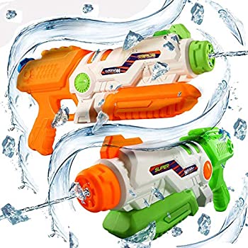 【中古】【輸入品・未使用】新版水鉄砲 最強 ウォーターガン 超強力飛距離 10-12m 水てっぽう1500ML超大水容量 プール 水ピストル おもちゃ 大人用 子供用 水遊び 水撃ショ