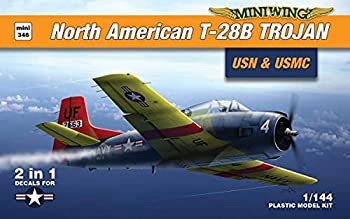 【中古】【輸入品・未使用】ミニウイング 1/144 アメリカ海軍・アメリカ海兵隊 ノースアメリカン T-28B 2 in 1 プラモデル MWG144346｜ムジカ＆フェリーチェ店