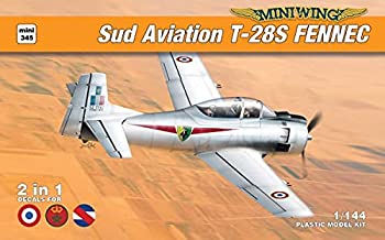 【中古】【輸入品・未使用】ミニウイング 1/144 フランス空軍 シュド・アビアシオン T-28S フェネック 2 in 1 プラモデル MWG144345