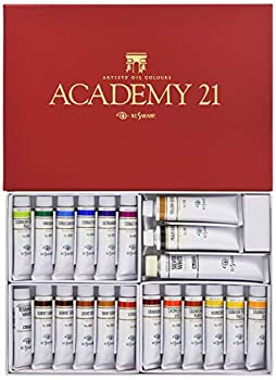 【未当て嵌める】【中古】クサカベ 油絵具 専門職家用 油絵具書き割り 21色書き割り 翰林院21 20ml