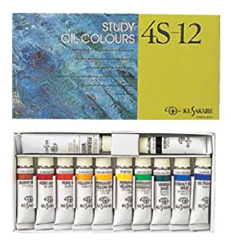 【未当て嵌める】【中古】クサカベ 油絵具 練習曲用 油絵具仕掛ける 11色仕掛ける 4S-12 11ml+白いこと20ml