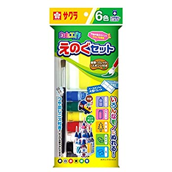 【未当て嵌める】【中古】櫻クレパス えの具 生み出すことえのぐ 6色仕掛ける KGW6A