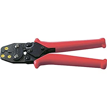 【未使用】【中古】エビ 絶縁被覆付閉端接続子用ミニ圧着工具 使用範囲CE1・2・5 AK25MA