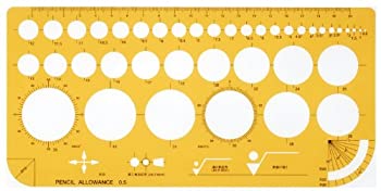 【未使用】【中古】ウチダ テンプレート No.863 仕上記号定規 012-0012