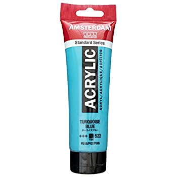 【未使用】【中古】ターレンス アクリル絵具 アムステルダムアクリリックカラー ターコイズブルー T1709-522 120ml|ムジカ&フェリーチェ店