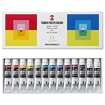 【未当て嵌める】【中古】ターナー色取り テンペラ 13本(12色)学院仕掛ける マイコン13C 11ml