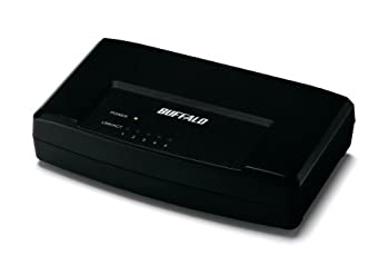 【中古-非常に良い】【輸入･日本仕様】BUFFALO 10/100M 5ポート スイッチングHub ブラック LSW3-TX-5EPL/B