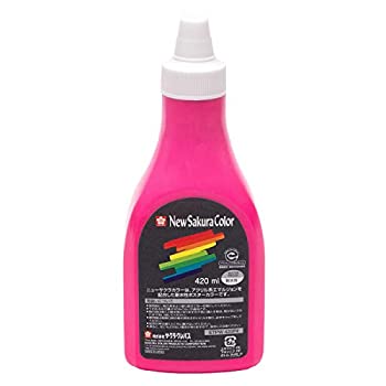 【未当て嵌める】【中古】櫻クレパス えの具 アクリル繊維テンペラ 420ml 歌劇場赤いこと ETPW420P#121