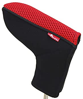 【未使用】【中古】LEZAX(レザックス) TEE-OFF パターカバー ブレード・マレット用 レッド TOPC-6225 RD