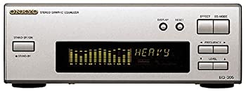 【中古-人並み外れたに好いたらしい】ONKYO INTEC205 グラフィックイコライザー EQ-205(S) オーディオ-その他-コンポ用拡張ユニット