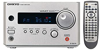 【中古-非常に良い】ONKYO INTEC155 FM/AMチューナーアンプ 24W+24W R-801A(S) /シルバー