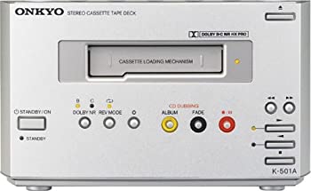 【中古-人並み外れたに好いたらしい】ONKYO INTEC155 テープ甲板 金属元素磁気テープ相応う/ドルビーB/C HX PRO積み上げる K-501A(S) /しろがね色