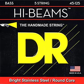 【中古-非常に良い】DR ベース弦 5弦 HI-BEAM ステンレス .045-.125 MR5-45
