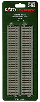 【未使用】【中古】KATO HOゲージ 直線線路 227mm 2本入 2-160 鉄道模型用品｜ムジカ＆フェリーチェ店