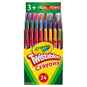 【未使用】【中古】クレヨラ お絵かき ツイスタフ?ルクレヨン 24色 52-9724 正規品
