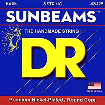 【中古-非常に良い】DR ベース弦 5弦 SUNBEAM ニッケルメッキ .045-.125 NMR5-45