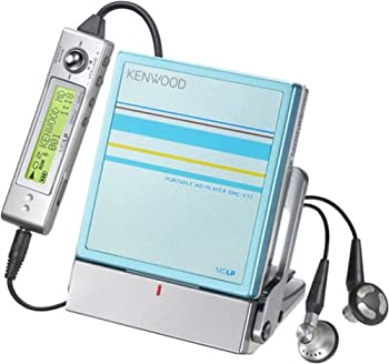 【中古-人並み外れたに好いたらしい】KENWOOD DMC-V33-L 携帯型MD電気蓄音機 青味