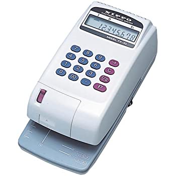 【中古-非常に良い】【輸入･日本仕様】ニッポー 電子チェックライター 8桁 FX-30｜ムジカ＆フェリーチェ店