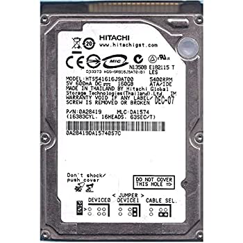 【中古-非常に良い】【輸入･日本仕様】日立GST Travelstar 5K160(160GB/ATA100/5400rpm/8MB) HTS541616J9AT00