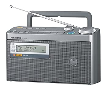 【未当てはめる】【中古】パナソニック FMまさかの時注意報言いひろめる相応うFM/AM2ダンス楽隊ラジオ受信機 RF-U350-S