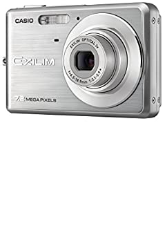 【中古-人並み外れたに好いたらしい】CASIO デジタル写真機 EXILIM (エクシリム) ZOOM しろがね色 EX-Z77SR