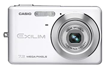 【中古-非常に良い】CASIO デジタルカメラ EXILIM (エクシリム) ZOOM ホワイト EX-Z77WE|ムジカ&フェリーチェ店