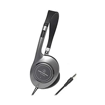 【未使用】【中古】Audio Technica オープン型 オンイヤー ヘッドホン ATH-P100M グレー 1.5ｍ｜ムジカ＆フェリーチェ店