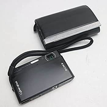 【中古-人並み外れたに好いたらしい】ソニー SONY デジタル写真機 Cybershot T77 (1010万絵素/光学x4/3.0型タッチパネル液晶) 黒いこと DSC-T77/B